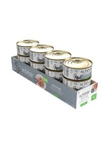 Schesir Ton Balıklı ve Kalamarlı Jöle İçinde Kedi Konservesi 70g 12 li skt:05/28