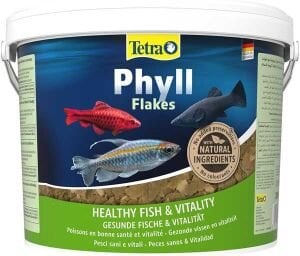 Tetra Phyll Flakes Pul Balık Yemi 10 Lt Skt:06/28