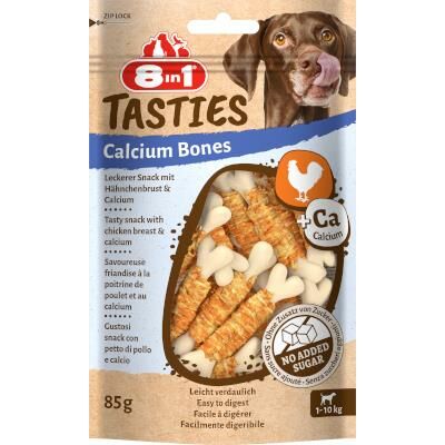 8 in 1 Tasties Calcium Bones Köpek Ödülü 85 gr 8 li SKT:03/27