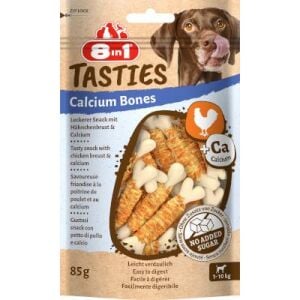 8 in 1 Tasties Calcium Bones Köpek Ödülü 85 gr 8 li SKT:03/27