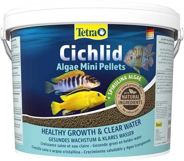 Tetra Cichlid Algae Mini Bitkisel Balık Yemi 10 Lt Skt:07/28