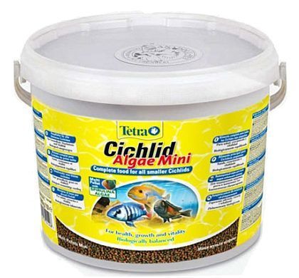Tetra Cichlid Algae Mini Bitkisel Balık Yemi 10 Lt Skt:07/26