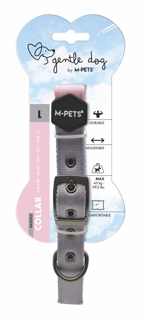 10850199 M-Pets Gentle Dog Soft Boyun Tasması (L) Pink
