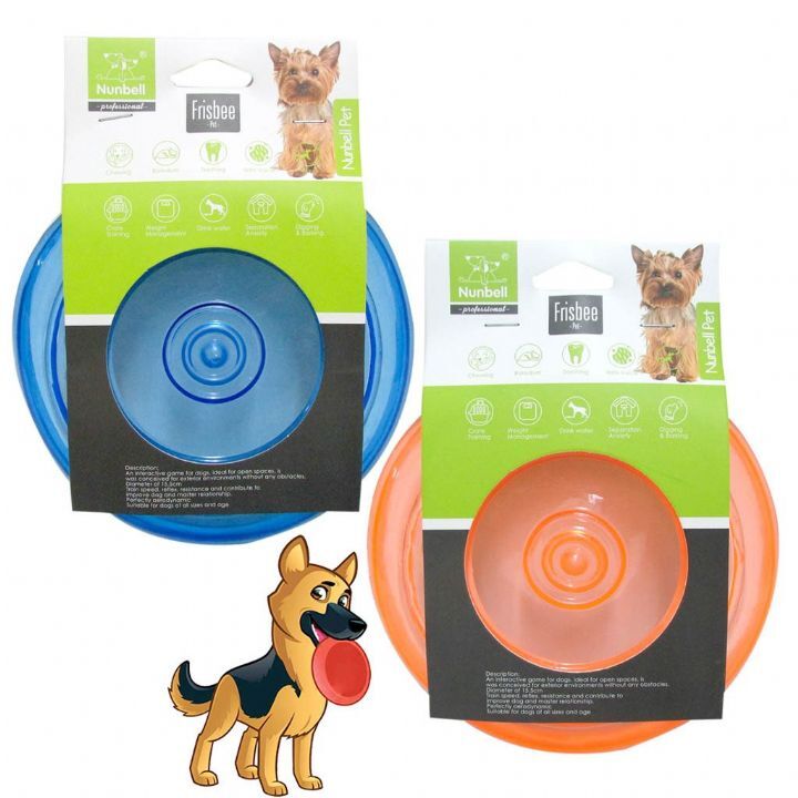 Nunbell Köpek Plastik Frizbi Şeffaf
