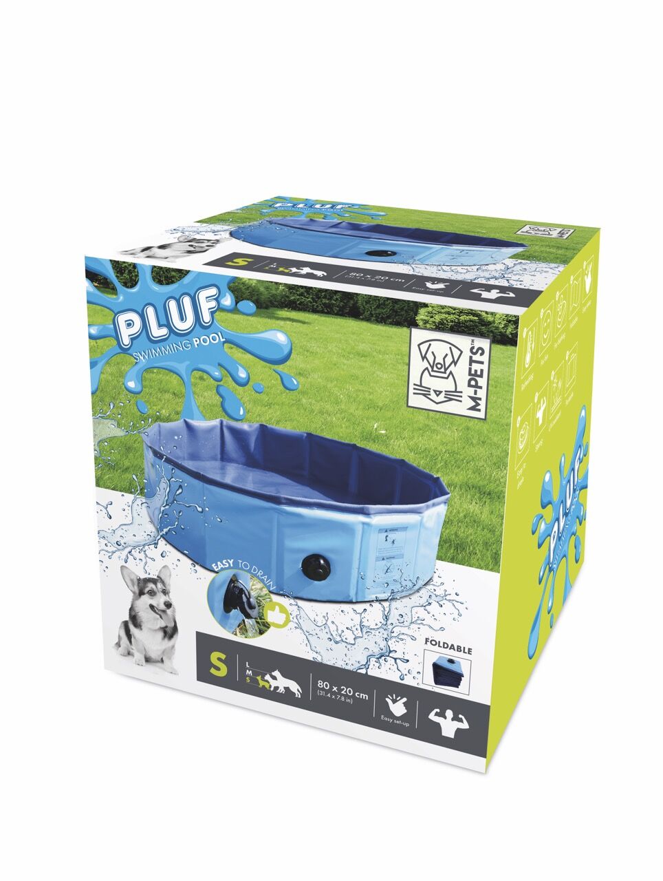 10363017 M-Pets Pluf Köpekler İçin Oyun Havuzu (S)