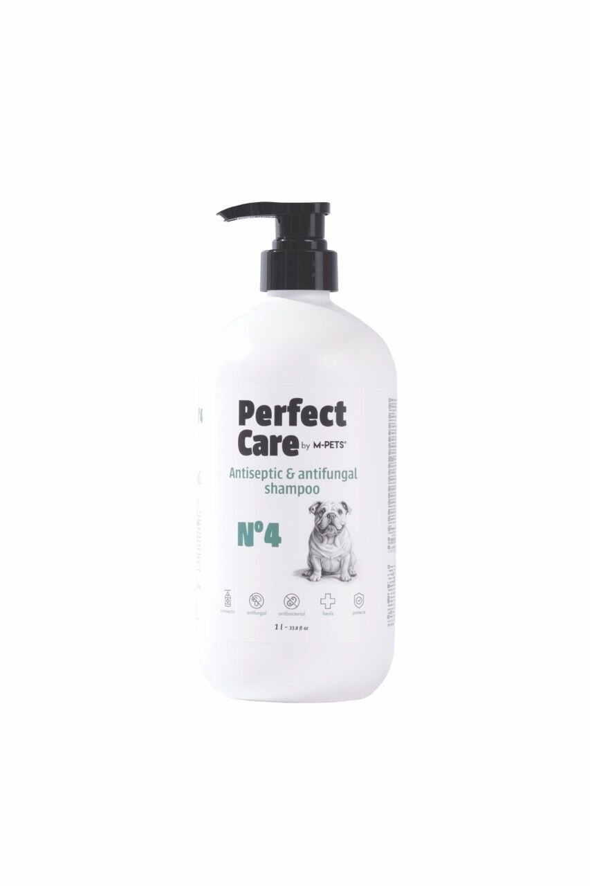 10172699 M-Pets Perfect Care No.4 Antiseptik/Antifungal/Antibakteriyel Köpek Şampuanı 1L SKT:09/29