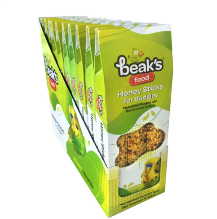 Beaks 3 Lü Kutu Ballı Muhabbet Krakeri (10 lu) (PAKET)