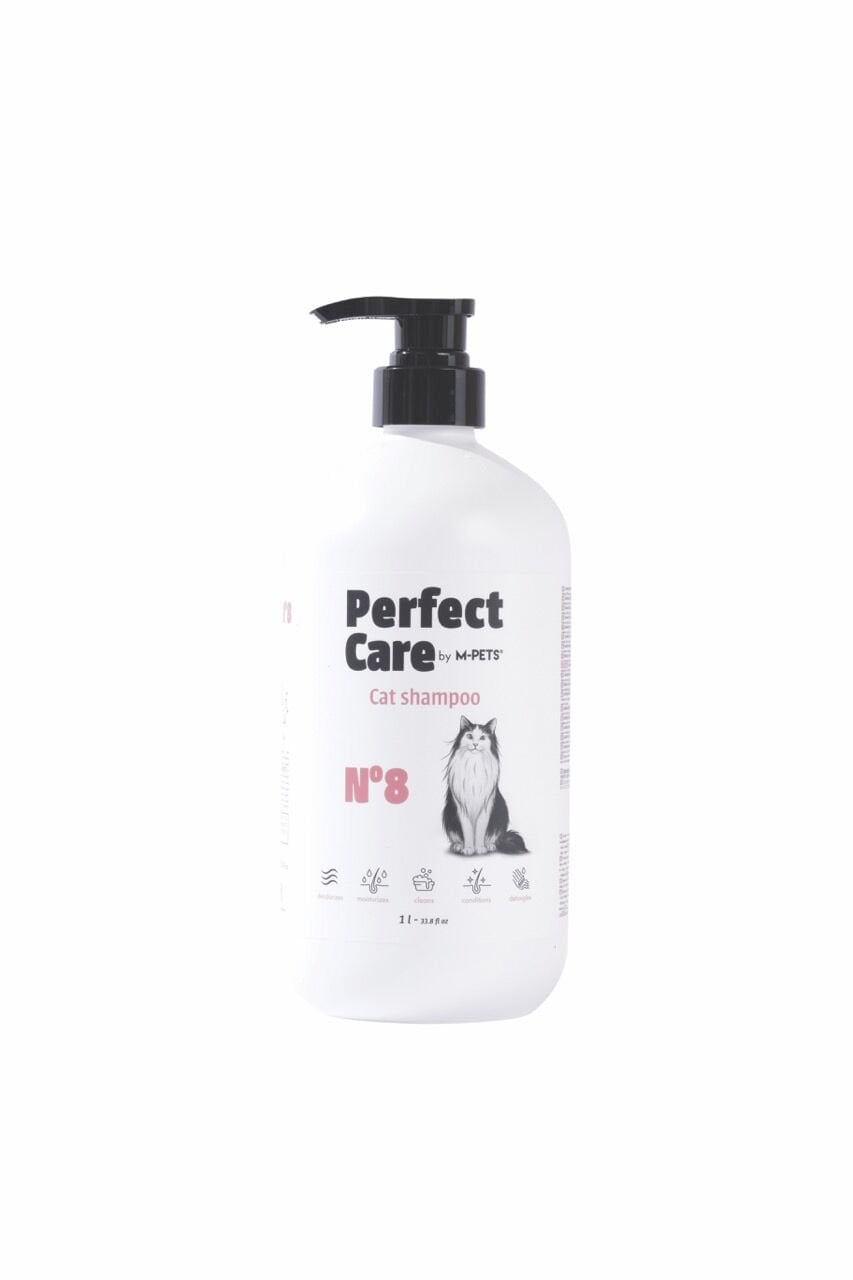10172399 M-Pets Perfect Care No.8 Antibakteriyal Kedi Şampuanı 1L Skt:11/28