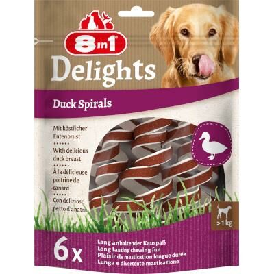 8 in 1 Smart Delights Duck Spirals Ördekli Burgu Köpek Ödülü 6 lı SKT:05/28