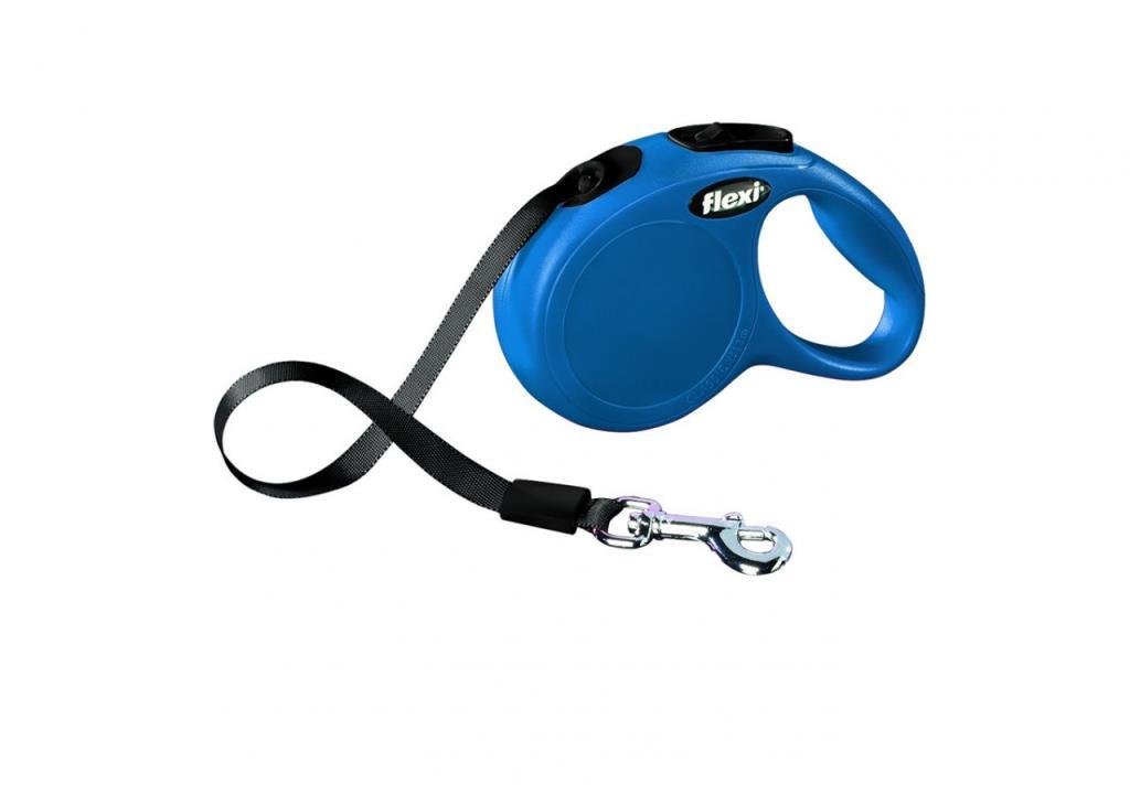 Flexi New Classic Mavi Otomatik Köpek Tasması Xs 3 Mt