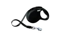 Flexi New Classic Siyah Otomatik Köpek Tasması Xs 3 Mt