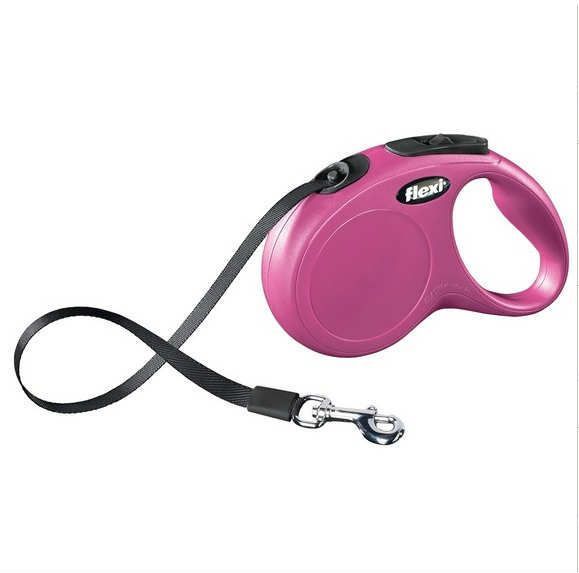 Flexi New Classic Pembe Otomatik Köpek Tasması Xs 3 Mt