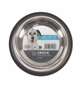 10504699 M-Pets Crock Paslanmaz Çelik Mama Kabı (L)