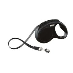 Flexi New Classic Siyah Otomatik Köpek Tasması Small 5 Mt