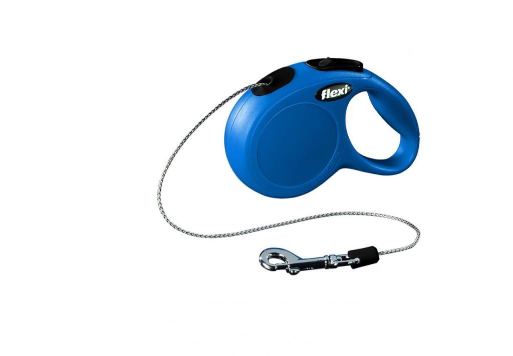 Flexi New Classic İp Mavi Otomatik Köpek Tasması Xsmall 3 Mt