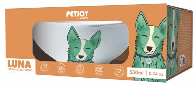 60003699 M-Pets Luna Seramik Mama Kabı 550Ml