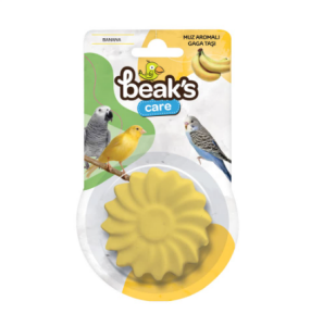 Beak's Muz Aromalı  Tekli Gaga Taşı ( 8 li ) ( PAKET )