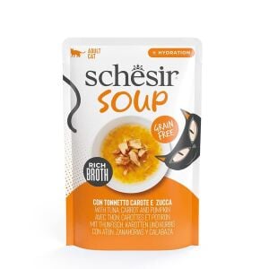 Schesir Ton Balıklı Balkabağı Kedi Çorbası Pouch 85 Gr 12 Adet skt:03/27 * 230-C674