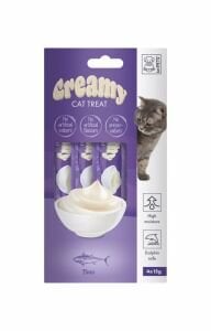 19038599 M-Pets Creamy Ton Balıklı Kedi Ödülü 4X15Gr Skt:02/27