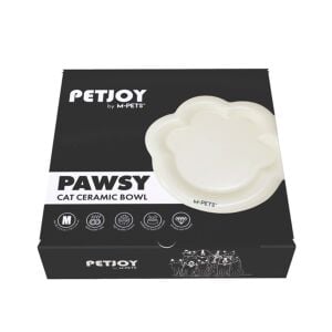 20502299 M-Pets Petjoy Pawsy Seramik Mama Kabı White (M) 175Ml