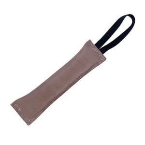 Doggie Süet Deri Köpek Isırma Yastığı Bej 6x30 Cm