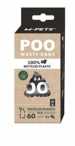 10170999 M-Pets Poo 100% Recycled Dışkı Poşeti Kokusuz 4X15 Yaprak