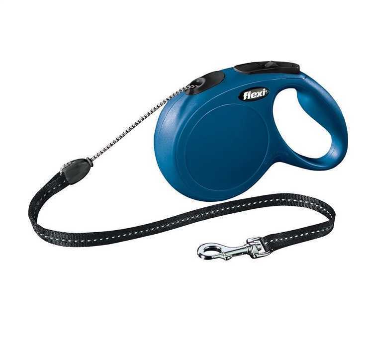 Flexi New Classic Mavi Otomatik Köpek Tasması 8 Mt M