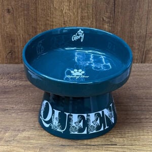 Glory Ayaklı Seramik Mama Kabı Queen 400 Ml