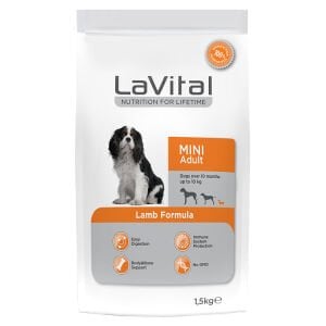 La Vital Mini Adult Kuzulu Yetişkin Köpek Maması 1.5 Kg Skt:08/27