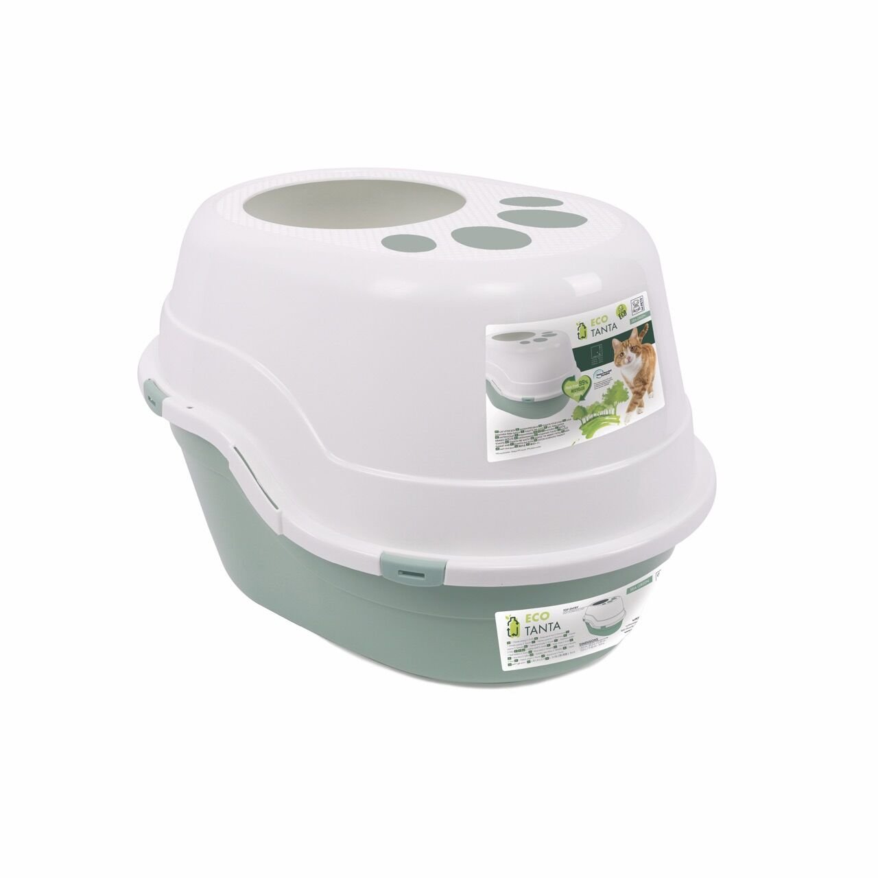 20119199 M-Pets Eco Tanta Kedi Tuvaleti Sea Green