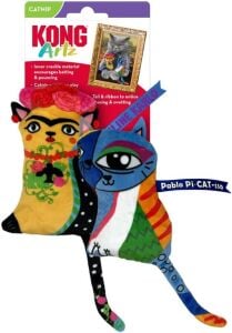 KONG Kedi Peluş Artz Kahlo / Picasso 2li