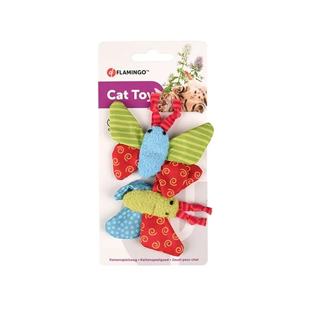 Flamingo Yowly Kelebek Kedi Oyuncağı 9 Cm *