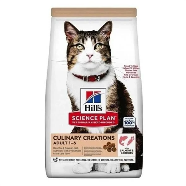 Hill's  Gurme Lezzet Somonlu ve Havuçlu Yetişkin Kedi Maması 1.5 kg