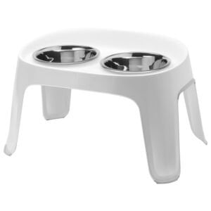 Moderna Skybar Small İkili Mama Kabı - Beyaz 2 x 3300 ml