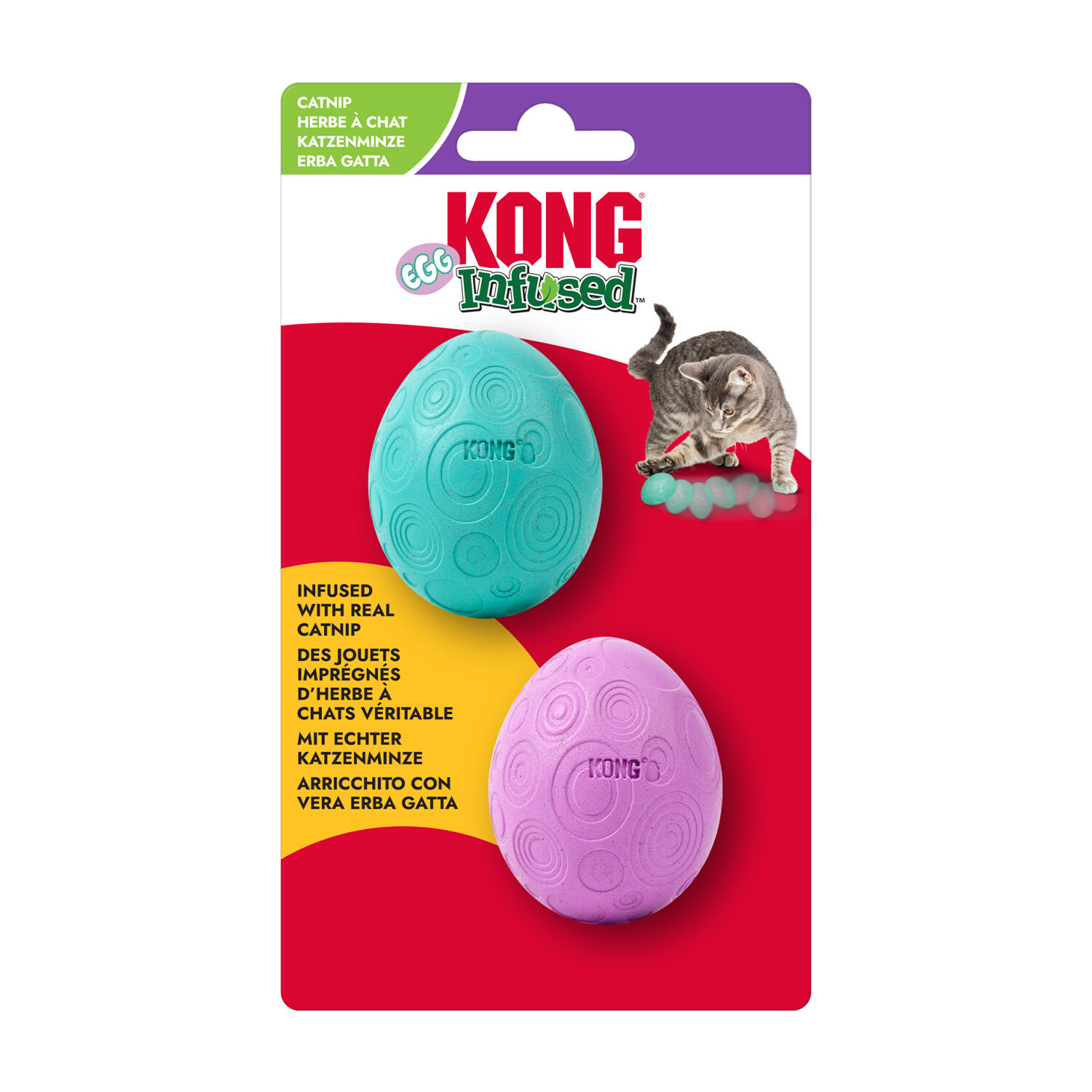KONG Kedi Top Yumurta 2li