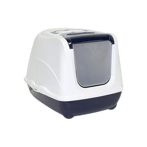 Moderna Flip Lacivert Kapalı Kedi Tuvaleti 50 Cm