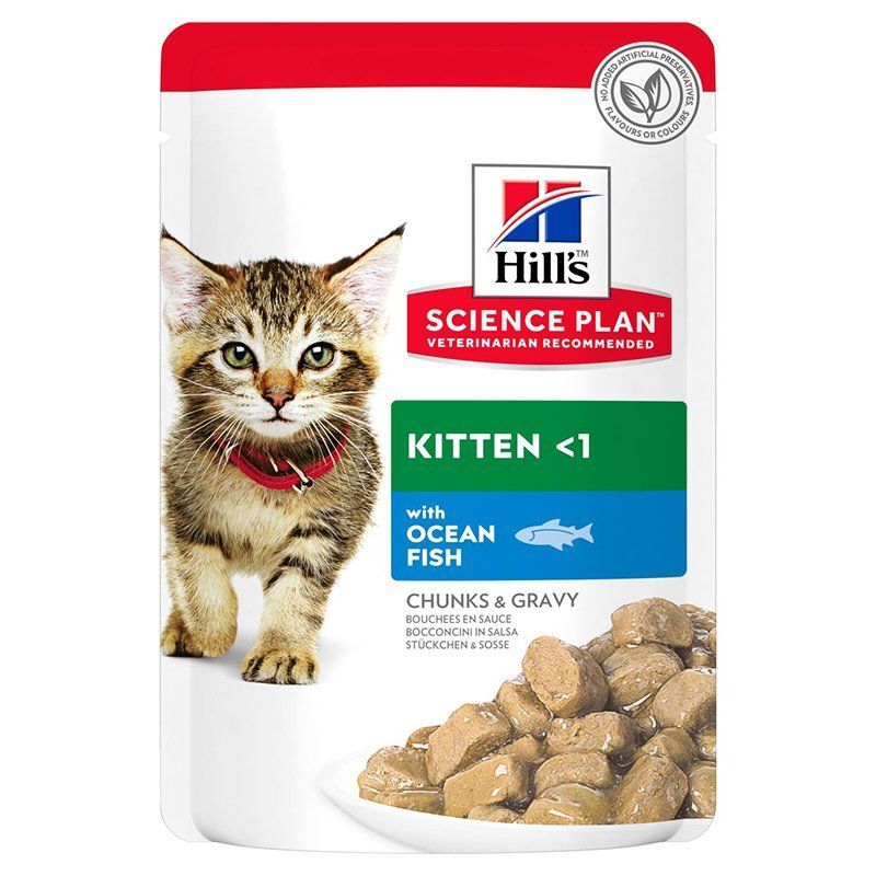 Hills Kitten Okyanus Balıklı Yavru Kedi Yaş Mama 85 Gr 12 Adet Skt: 08/27