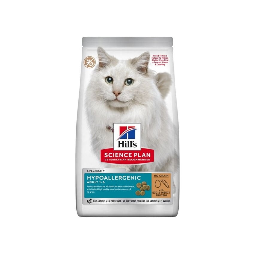 Hill's Hypo-Allergenic Yetişkin Kedi Maması 1.5kg skt: 07/26