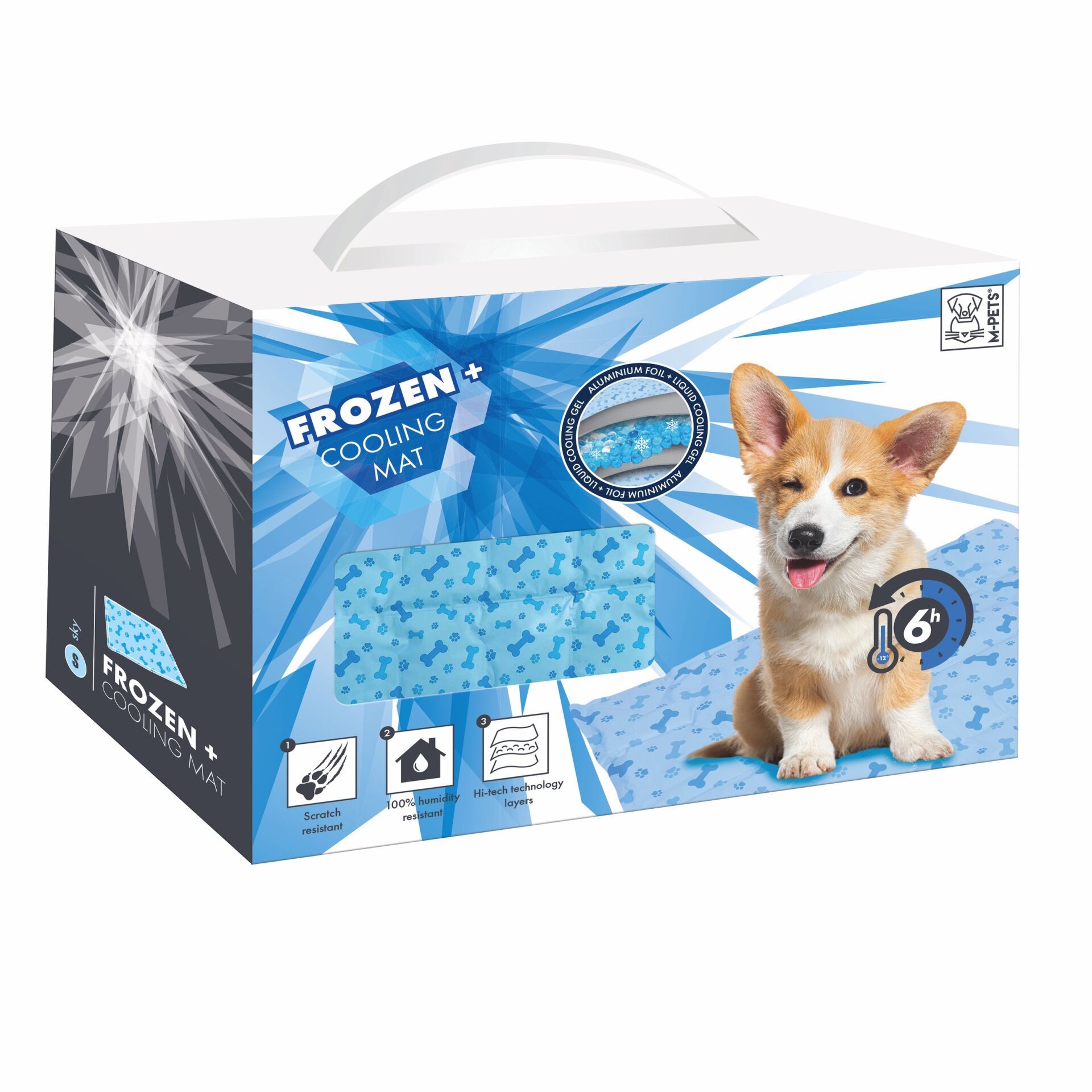 10365999 M-Pets Frozen Cooling Mat (S) 40X50Cm Blue
