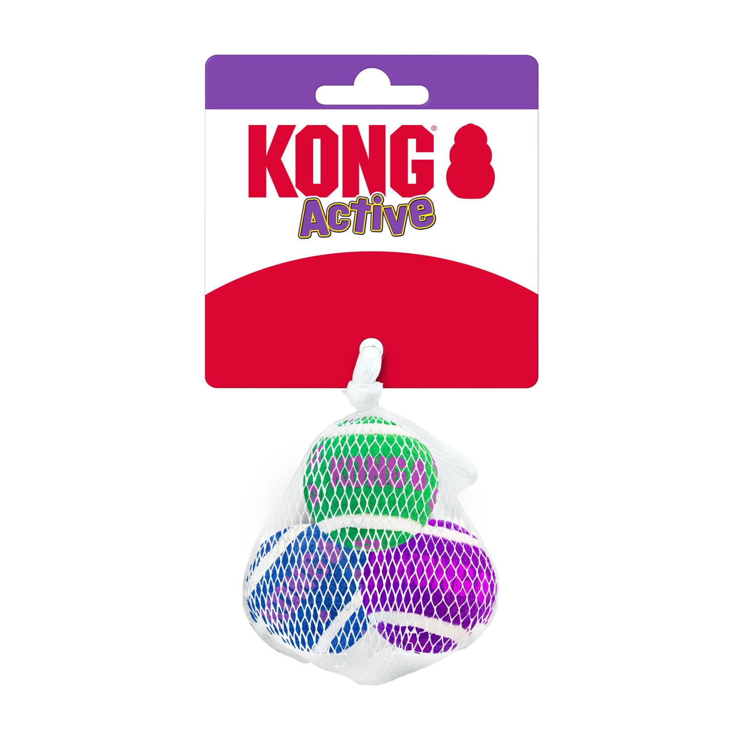 KONG Kedi Top Tenis Zilli 3lü