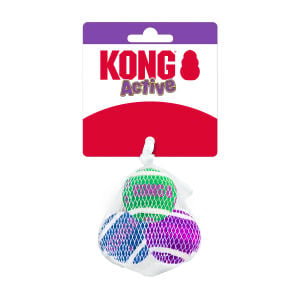 KONG Kedi Top Tenis Zilli 3lü
