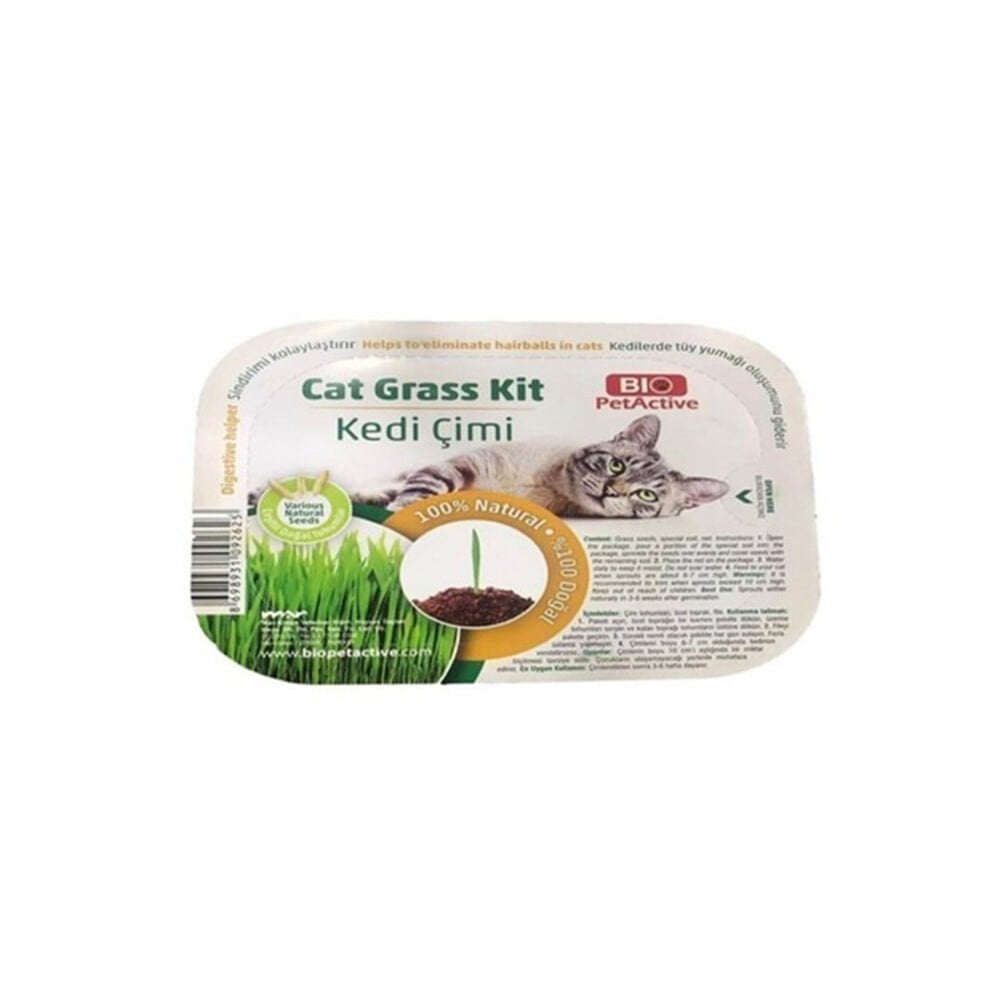 Bio Pet Active Grass Kit Natual Kedi Çimi (ADET)