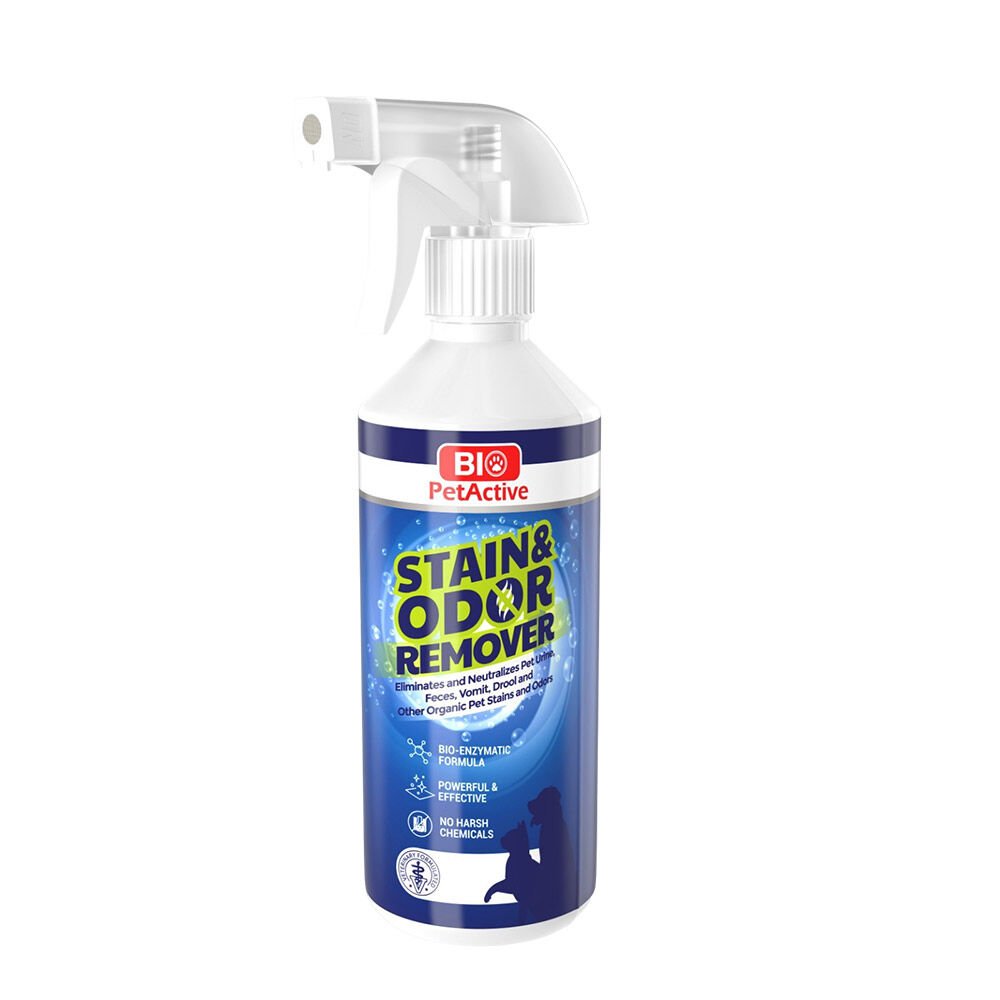 Bio Pet Active Stain Odor Remover Leke Çıkarıcı 490 ml (3 LÜ)(PAKET)Skt:04/28