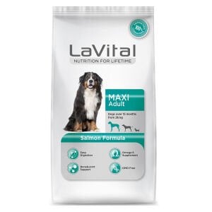 La Vital Maxi Adult Somonlu Yetişkin Köpek Maması 13+2 Kg Skt:11/27