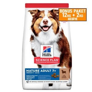 Hill'S Mature Adult 7+ Kuzulu Yaşlı Köpek Maması 12+2 Kg Skt:10/26