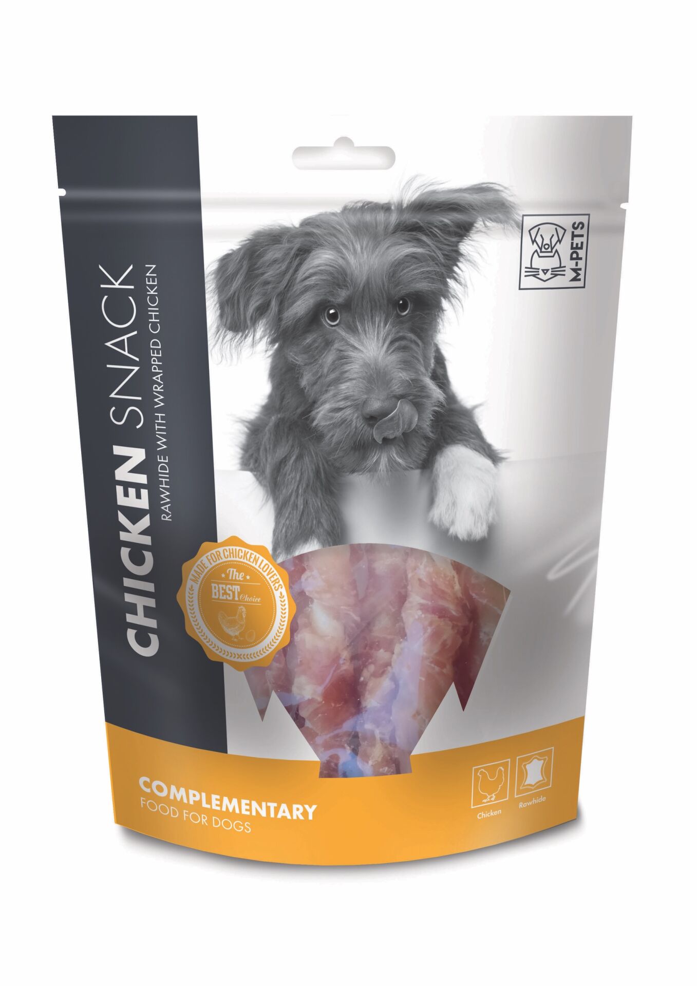19011415 M-Pets Chıcken & Rawhıde Köpek Ödülü 144Gr