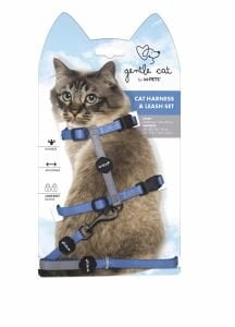 20802199 M-Pets Gentle Cat Göğüs Tasması Ve Gezdirme Set Blue