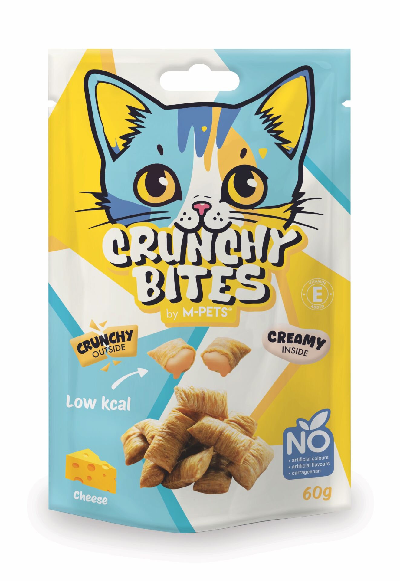 20646299 M-Pets Crunchy Bıtes Peynirli Kedi Ödülü 60Gr Skt:03/28