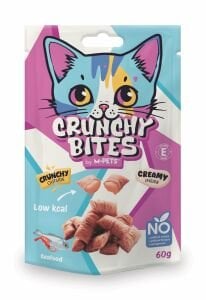 20646499 M-Pets Crunchy Bıtes Deniz Mahsüllü Kedi Ödülü 60Gr Skt:03/28