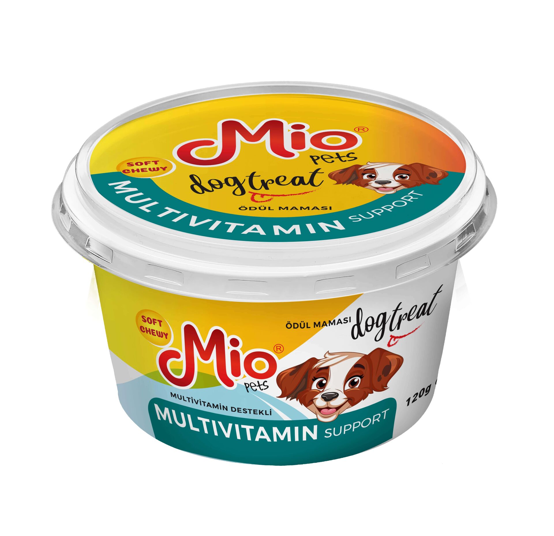 Mio Yumuşak Ödül  Köpek  Multivitamin  120 Gr  4 lü skt: 02/26